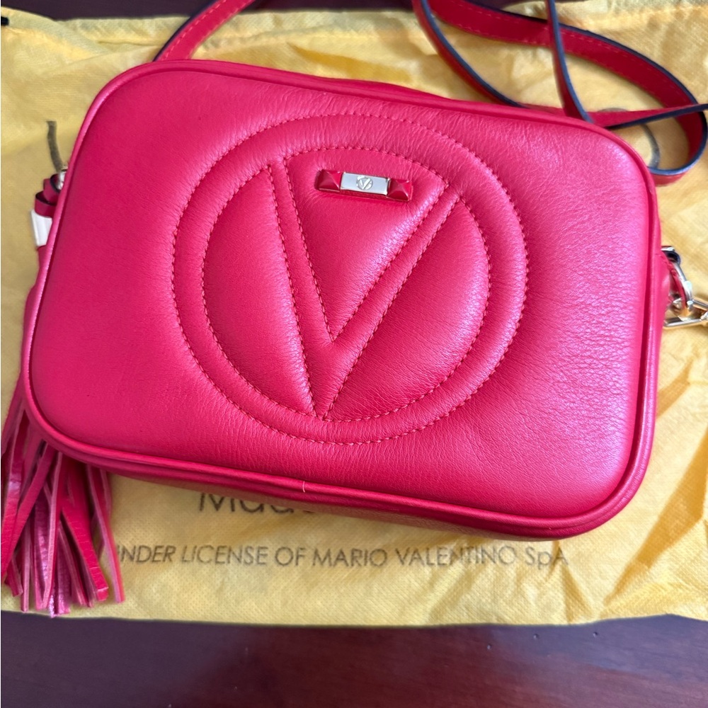 Mia Signature Leather Crossbody Bag Valentino by Mario Valentino